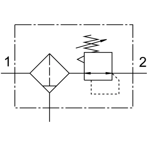 Фильтр-регулятор давления Festo LFR-3/8-D-O-MIDI