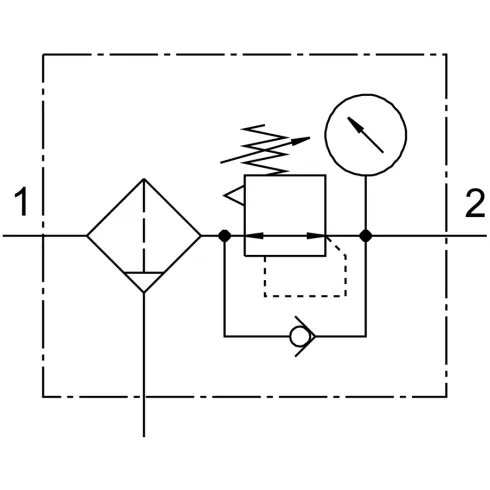Фильтр-регулятор давления Festo LFRS-3/4-D-MAXI