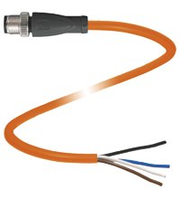 Соединительный кабель Pepperl Fuchs V1S-G-OR15M-PUR-A