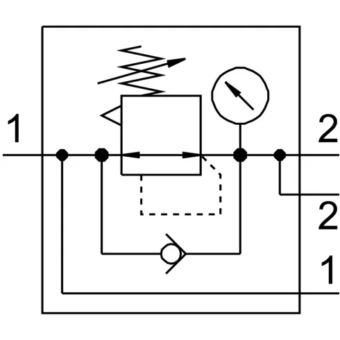 Регулятор давления Festo MS6-LRB-1/2-D6-AS