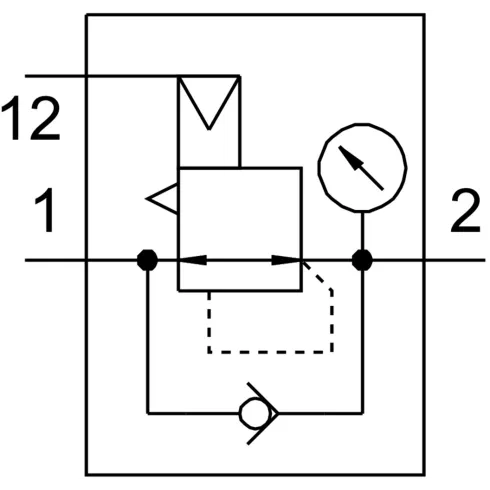 Регулятор давления Festo MS12-LR-G-PO