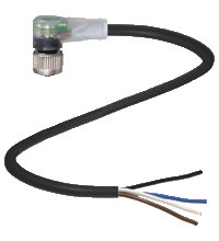 Соединительный кабель Pepperl Fuchs V1-W-E8W-BK1M-PUR-A