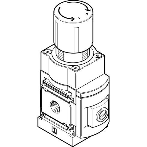 Регулятор давления прецизионный Festo MS6-LRP-1/2-D4-A8
