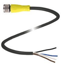 Соединительный кабель Pepperl Fuchs V1-G-S-BK5M-PUR-A