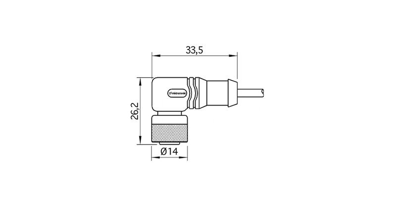 Соединительный кабель Microsonic KST5A-2/M12