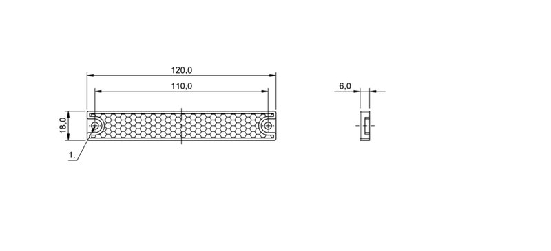 Рефлектор Balluff BOS R-5