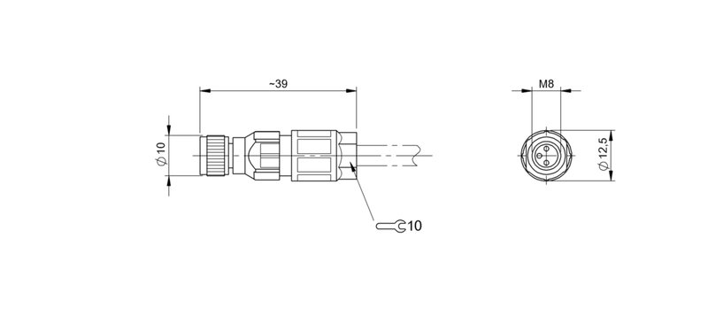 Разъем Balluff BCC M333-0000-10-000-13X325-000