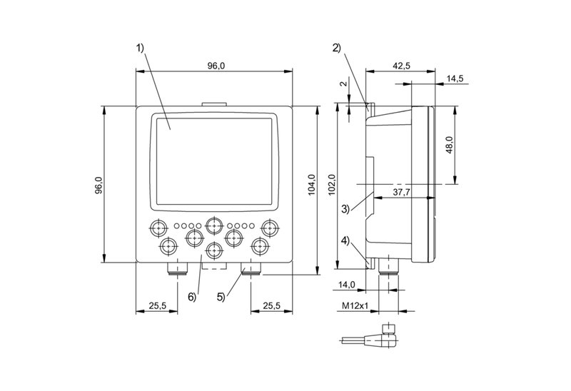 Дисплей для датчиков технического зрения Balluff BAE PD-VS-002-E