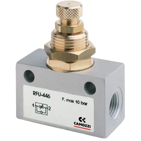 Дроссель с обратным клапаном Camozzi RFU 477-1/2