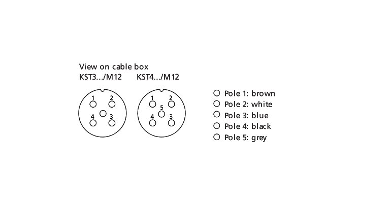 Соединительный кабель Microsonic KST4G-30/M12