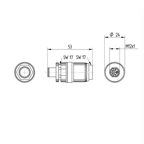 Разъем Wenglor ZDJP001