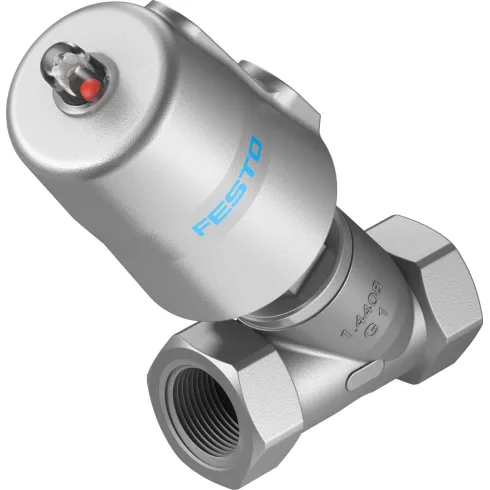 Седельный клапан Festo VZXF-L-M22C-M-B-N1-240-M1-V4V4T-50-10 Ру40 Ду25 ( PN40 DN25 )