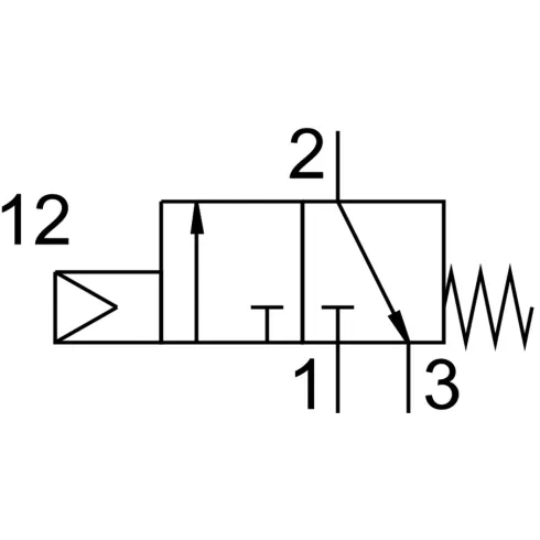 Распределитель для монтажа на лицевой панели Festo SVS-3-1/8