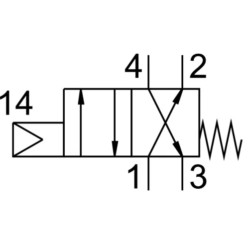Распределитель для монтажа на лицевой панели Festo SVS-4-1/8