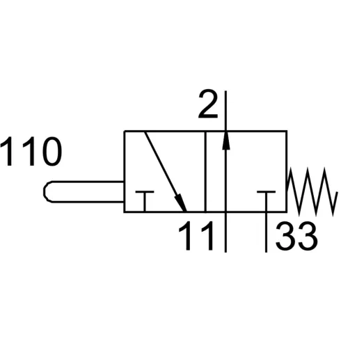 Пневматический концевой выключатель Festo SO-3-PK-3-B