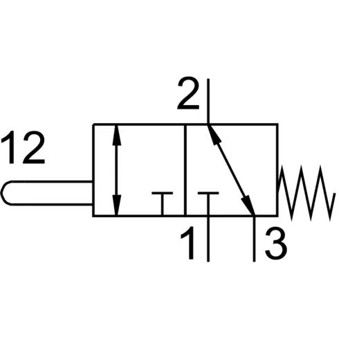 Нажимной распределитель Festo V/O-3-PK-3