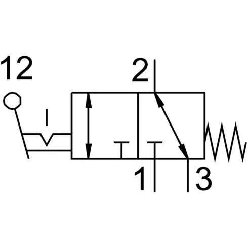Распределитель с качающимся рычагом Festo RW/O-3-PK-3