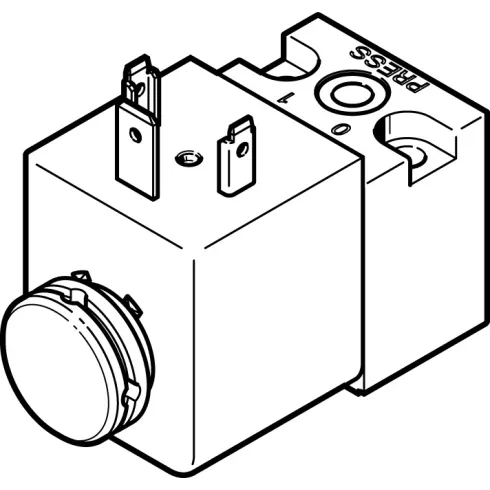 Распределитель с электромагнитным управлением Festo MDH-3/2-24DC