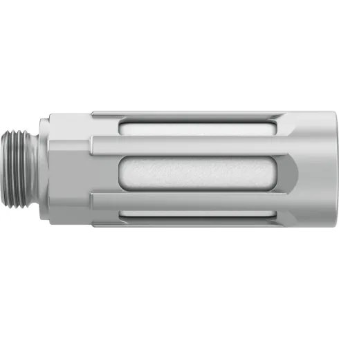 Глушитель алюминиевый резьбовой Festo U-1/4-B-NPT