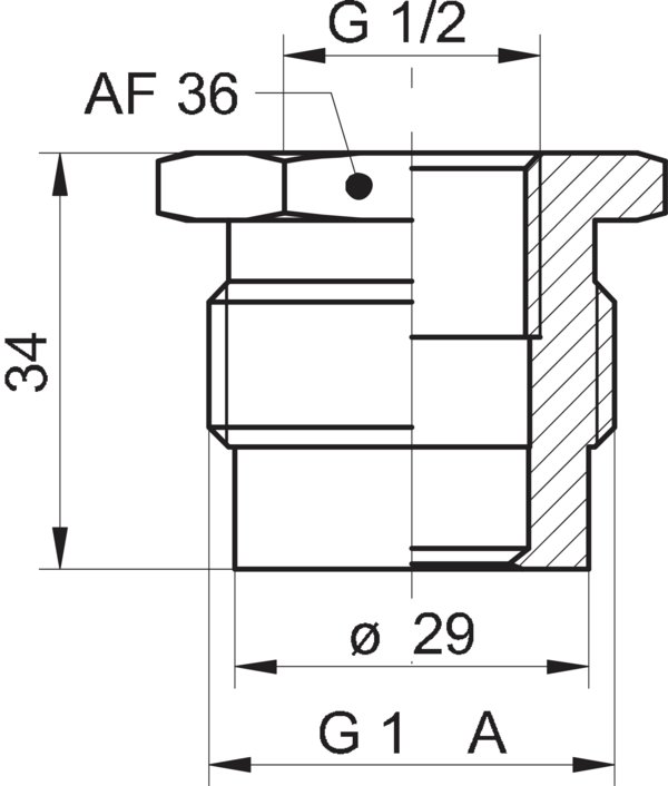 Монтажный переходник Baumer ZPH1-32CB