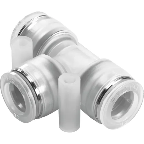 Тройник цанговый прямой Festo NPQP-T-Q10-E-FD-P10