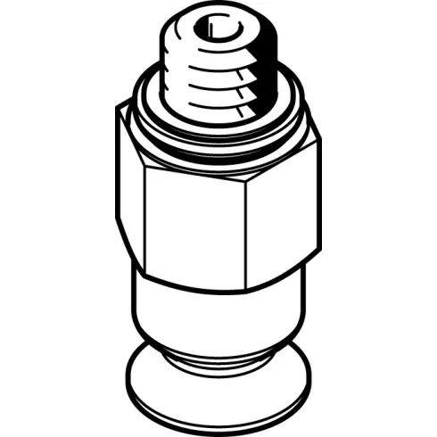 Захват вакуумный стандартный круглый Festo VAS-8-M5-SI-B