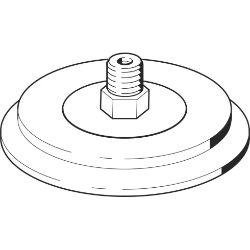 Захват вакуумный стандартный круглый Festo VAS-100-1/4-SI-B