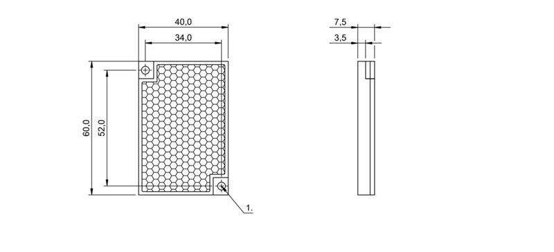 Рефлектор Balluff BOS R-44