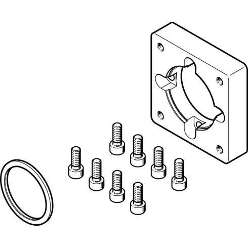 Фланец электродвигателя Festo EAMF-A-64A/B-67A-S1