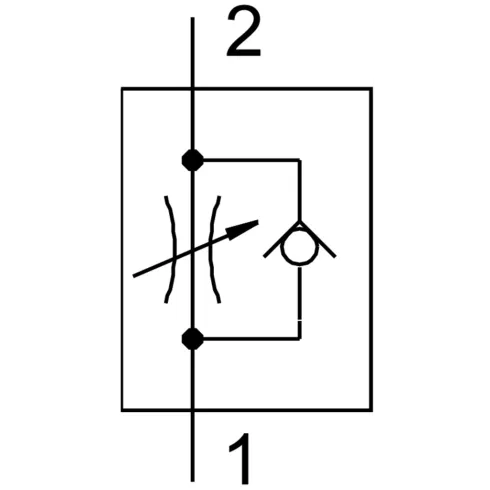 Дроссель с обратным клапаном Festo GRLZ-1/4-B