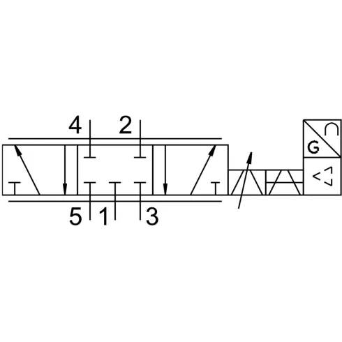 Пропорциональный распределитель Festo MPYE-5-3/8-010-B