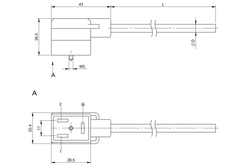 Разъем с кабелем Balluff BCC VB43-0000-10-055-PX0350-020