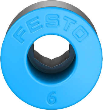 Штуцер цанговый с внутренним шестигранником Festo QS-1/8-6-I