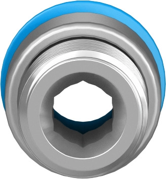 Штуцер цанговый с внутренним шестигранником Festo QS-1/8-6-I