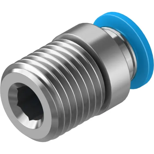 Штуцер цанговый с внутренним шестигранником Festo QS-1/4-6-I