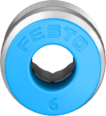 Штуцер цанговый с внутренним шестигранником Festo QS-1/4-6-I
