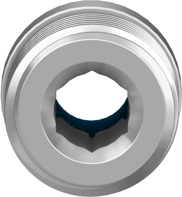 Штуцер цанговый с внутренним шестигранником Festo QS-1/4-6-I