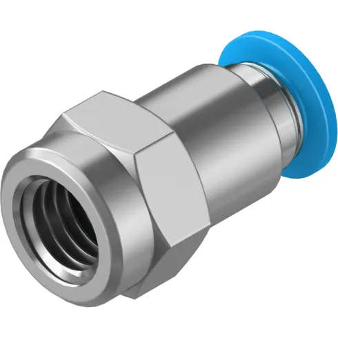 Штуцер цанговый с внутренней резьбой Festo QSF-1/8-6-B