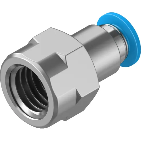 Штуцер цанговый с внутренней резьбой Festo QSF-1/4-6-B
