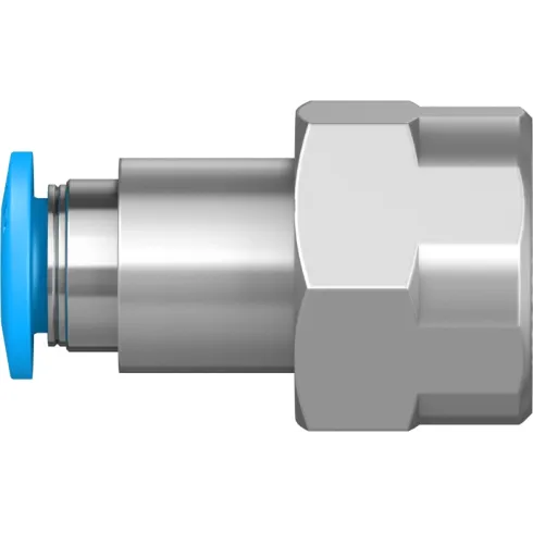 Штуцер цанговый с внутренней резьбой Festo QSF-1/4-6-B