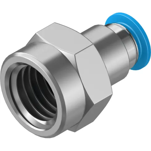 Штуцер цанговый с внутренней резьбой Festo QSF-3/8-8-B