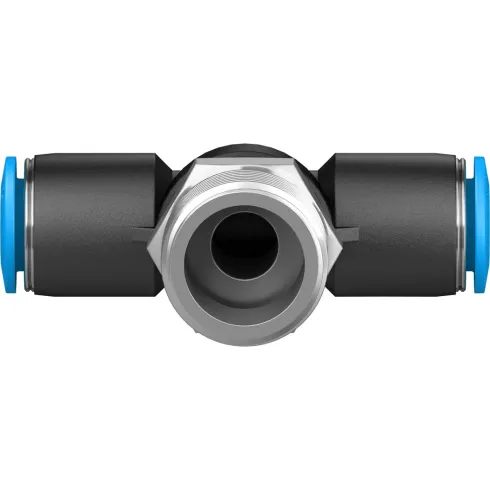 Тройник цанговый с резьбой переходной Festo QST-3/8-8
