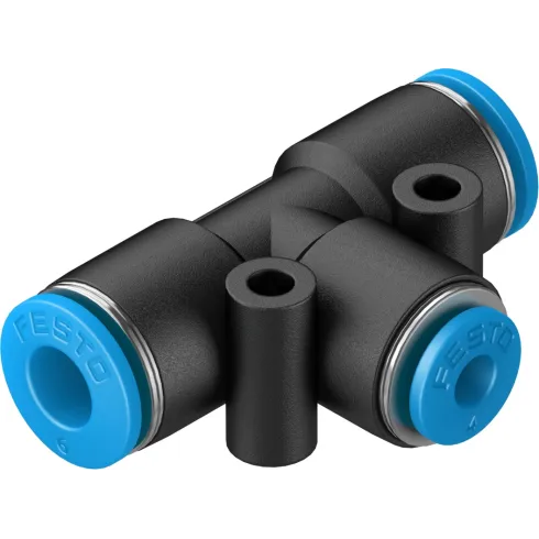 Тройник цанговый переходной Festo QST-6-4