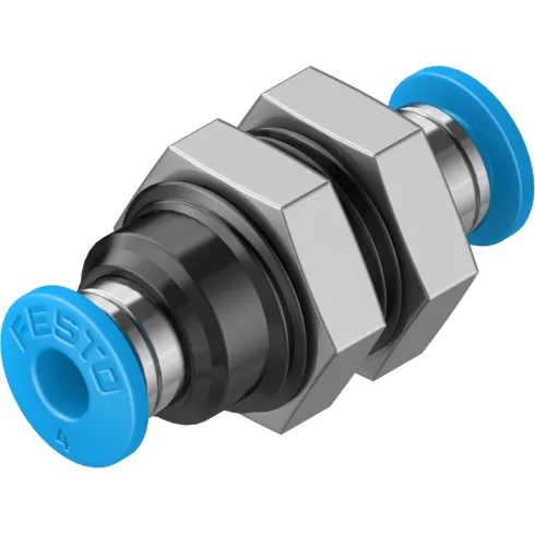 Муфта цанговая для панельного монтажа прямая Festo QSS-4