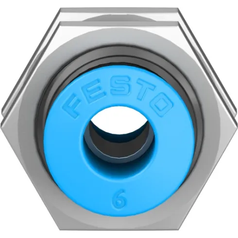 Муфта цанговая для панельного монтажа прямая Festo QSS-6