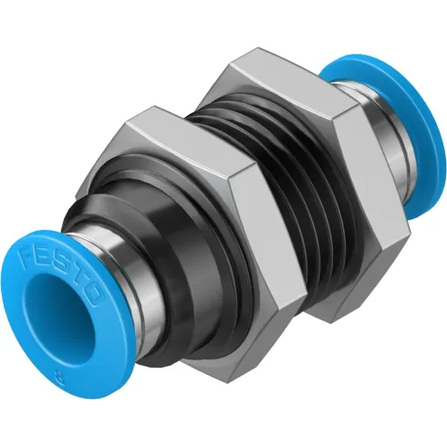 Муфта цанговая для панельного монтажа прямая Festo QSS-8