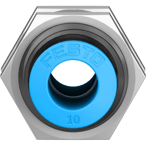 Муфта цанговая для панельного монтажа прямая Festo QSS-10