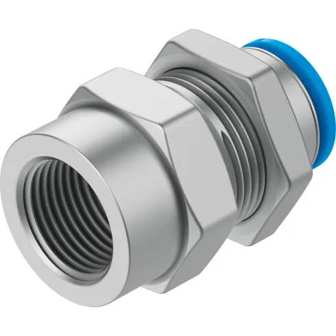 Штуцер цанговый для панельного монтажа Festo QSSF-1/4-8-B