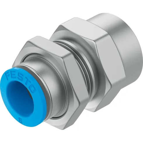Штуцер цанговый для панельного монтажа Festo QSSF-1/4-8-B