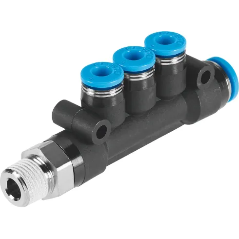 Коллектор цанговый с резьбой Festo QST3-3/8-10-8